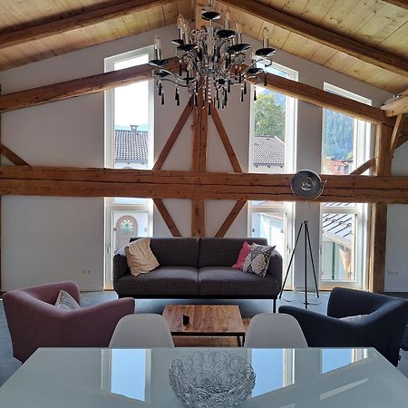 Neu! Ferienwohnungen Im Lueftlmalereck, Hennalahaus โอเบอร์อัมเมอร์เกา ภายนอก รูปภาพ