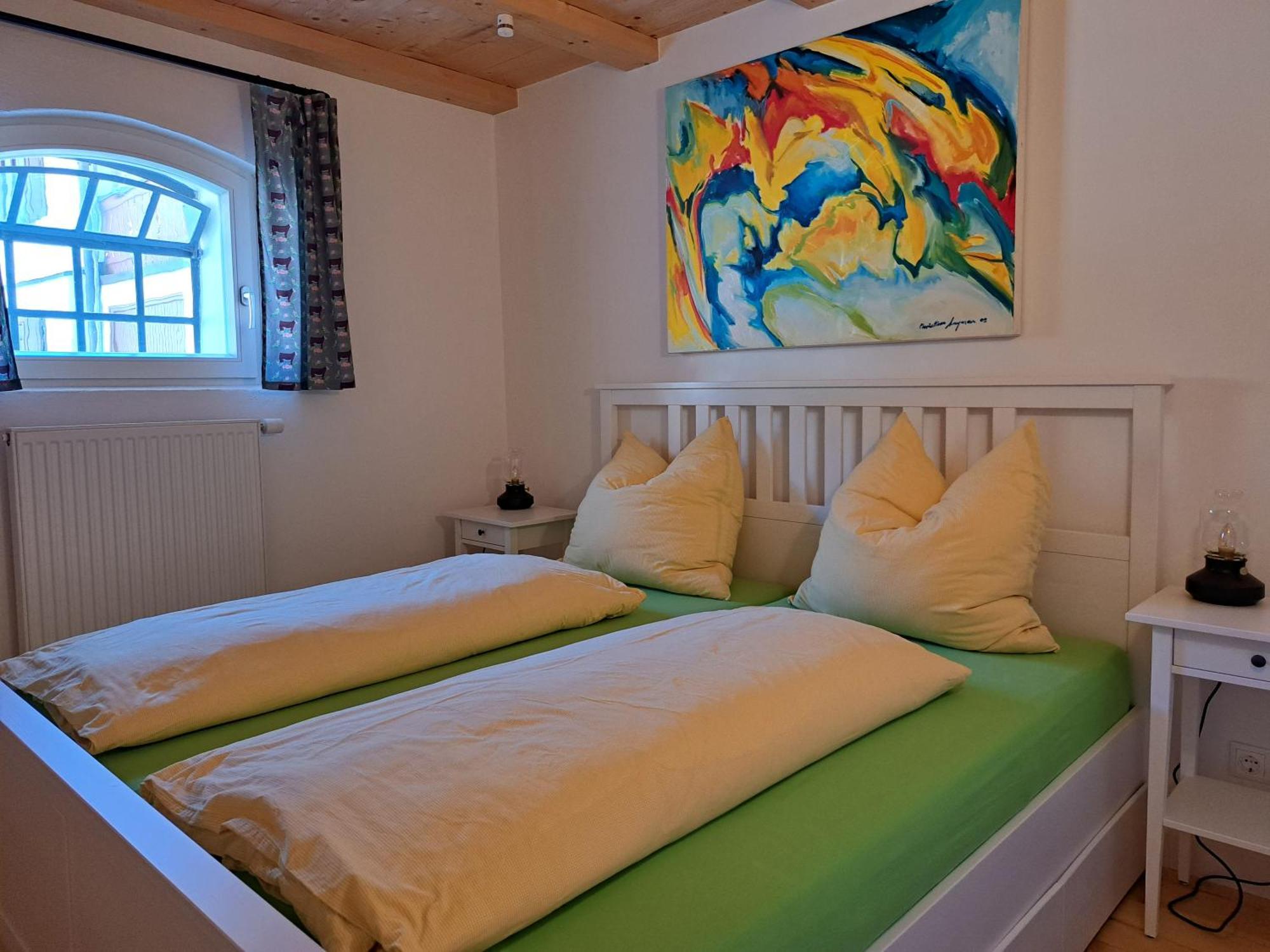 Neu! Ferienwohnungen Im Lueftlmalereck, Hennalahaus โอเบอร์อัมเมอร์เกา ภายนอก รูปภาพ