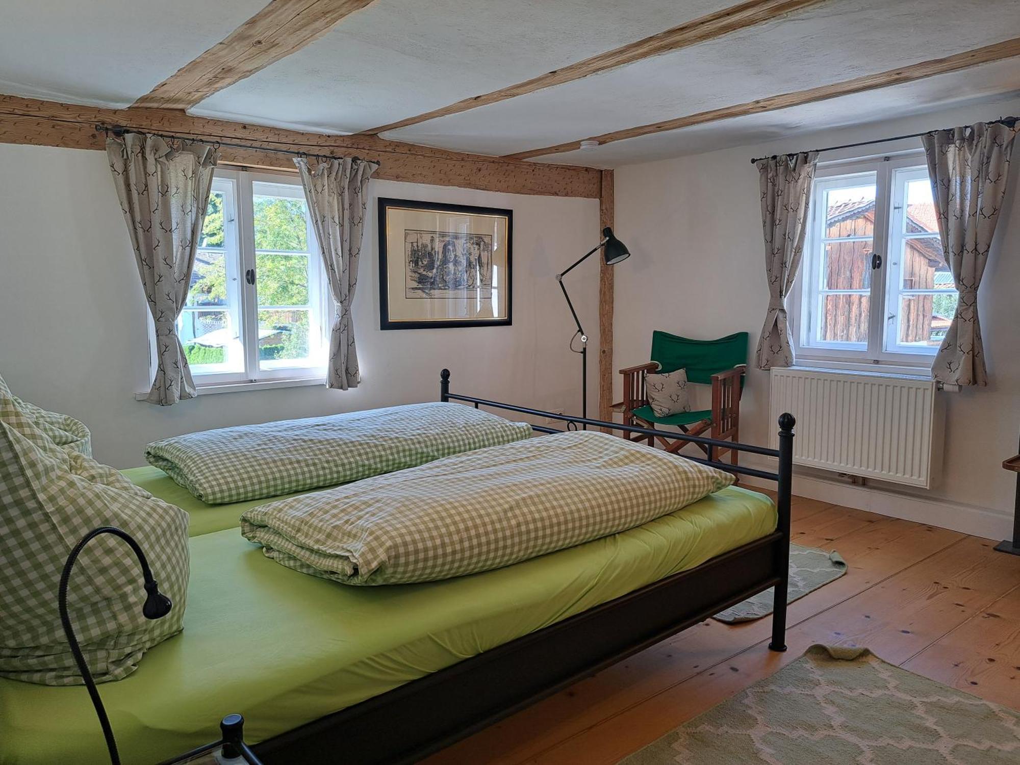 Neu! Ferienwohnungen Im Lueftlmalereck, Hennalahaus โอเบอร์อัมเมอร์เกา ภายนอก รูปภาพ