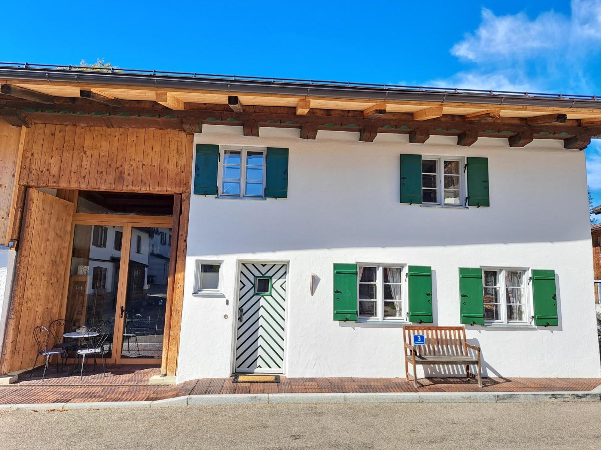Neu! Ferienwohnungen Im Lueftlmalereck, Hennalahaus โอเบอร์อัมเมอร์เกา ภายนอก รูปภาพ