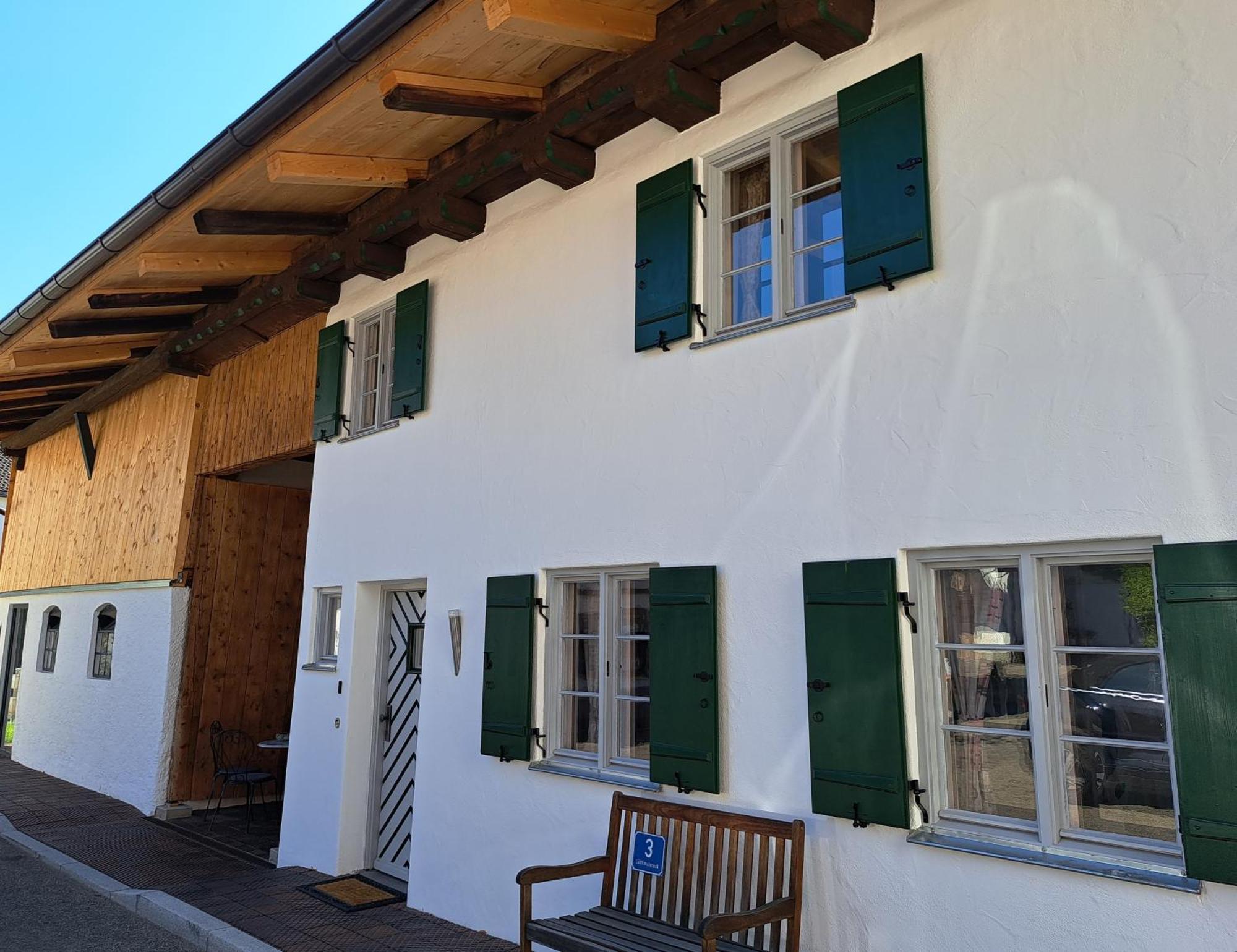 Neu! Ferienwohnungen Im Lueftlmalereck, Hennalahaus โอเบอร์อัมเมอร์เกา ภายนอก รูปภาพ